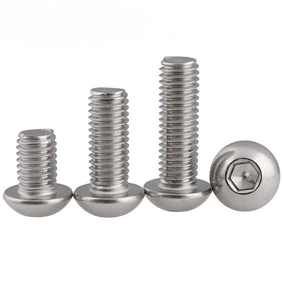 Bulong lục giác chìm đầu chỏm cầu inox 304 M2.5