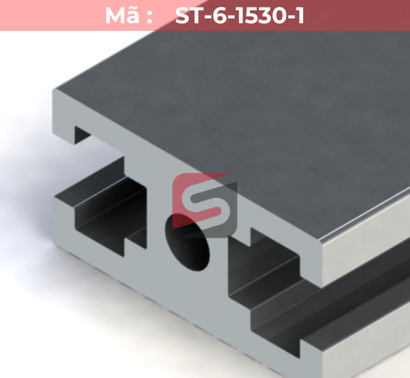Nhôm định hình 15x30 mã ST-6-1530-1
